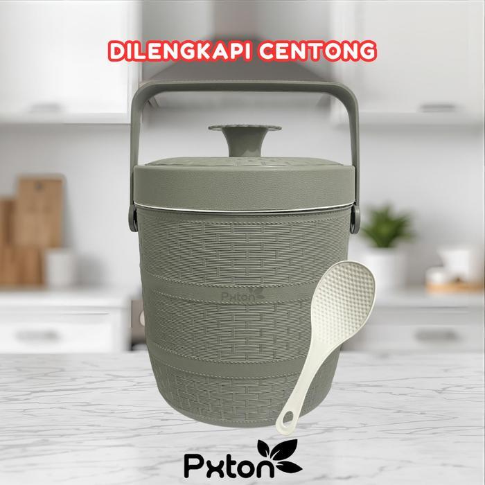 MURAH PXTON - Termos Nasi Es Batu 6.5 Liter GRATIS centong / Wadah Penyimpanan / Termos Nasi Es Batu