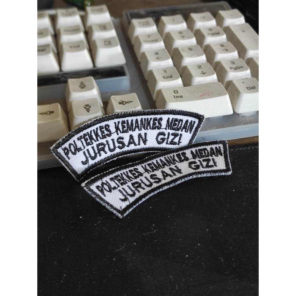 Bordir Komputer Bet Nama Poltekkes Kemenkes Medan Jurusan Gizi Atribut Seragam