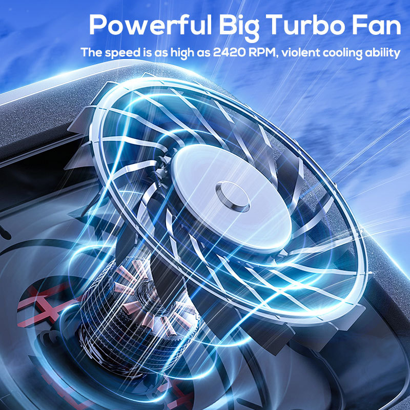 MEMO FL08 Wind Cooling Stand Base Bracket Pad Powerful Fan Pressure Game Laptop Radiator Cooler