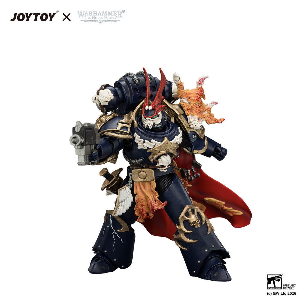 JOYTOY Warhammer40K 118 Night Lords Sevatar, First Captain of the Night Lords The Prince of Crows
