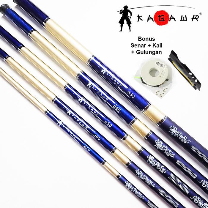 Exori - Tegek Japan Original Golden Series Bonus Gulungan Tegek Dan Kail Senar Reel Pancing