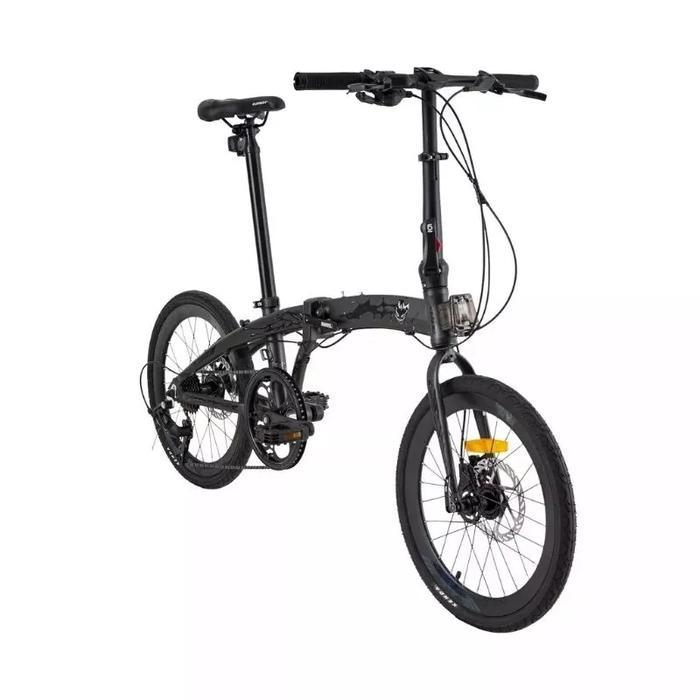 Sepeda Lipat 20 Element Ecosmo 7 Speed Shimano Alloy Hidrolik Murah