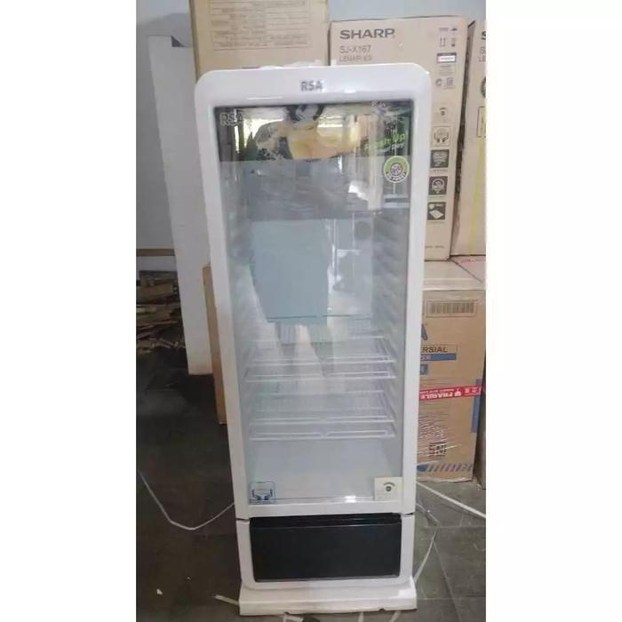 SHOWCASE RSA RUBY-280 DISPLAY COOLER 280 L NO FROST 5 RAK (Tanpa Bunga ES) KHusus BOGOR - RUBY 200(3