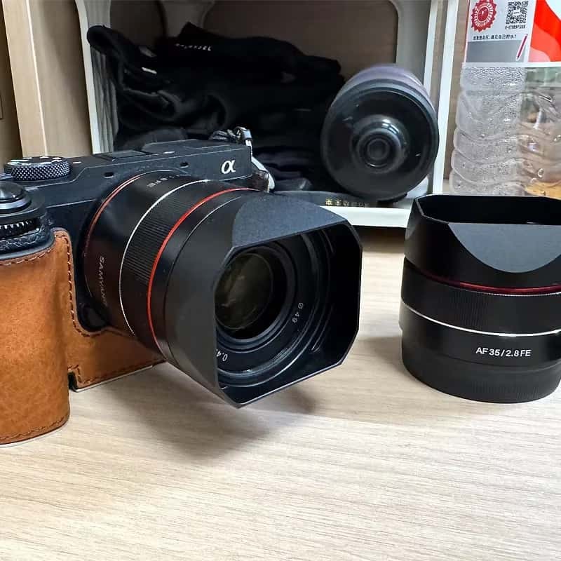 Metal Square Lens Hood for Samyang AF 45mm F1.8 FE AF 35MM F2.8 FE