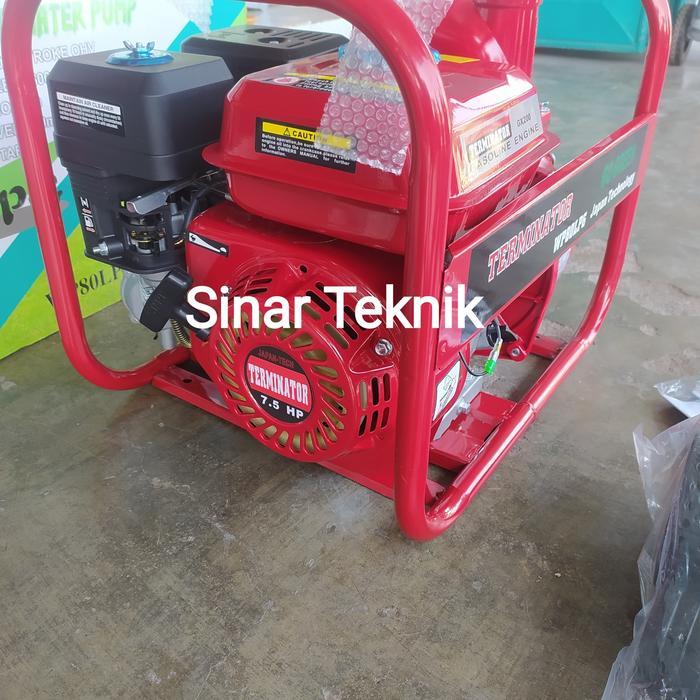 Alkon Pompa Air Sawah 3 Inch 7.5HP Bisa Gas LPG Terminator WP 80 LPG Japan
