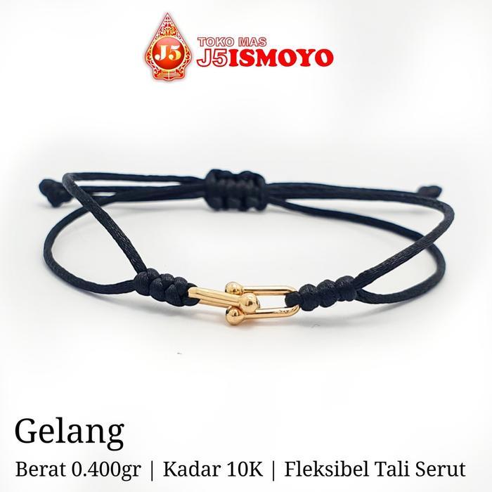 Gelang Emas 10 Karat Tali Fanna J5 Ismoyo
