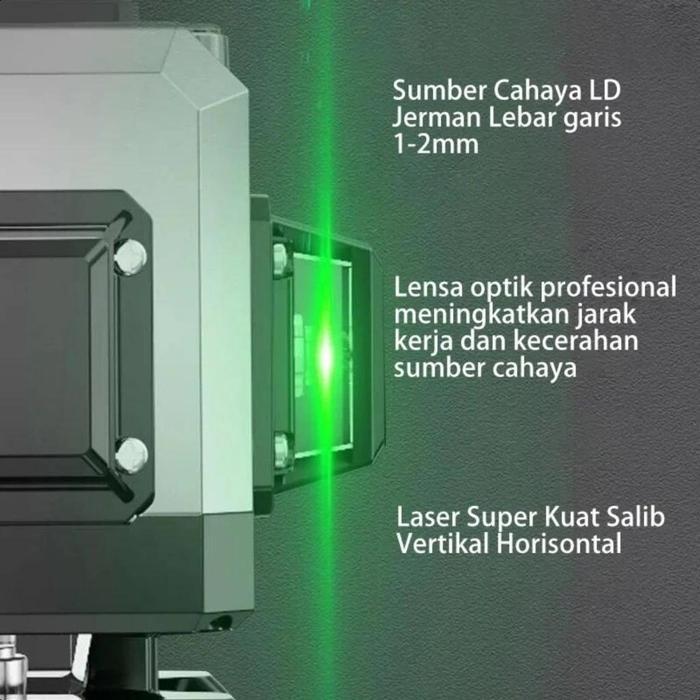 4 In 1 Alat Laser Tukang Laser Bangunan Canggih Laser Keramik Tukang Laser Level Bangunan Waterpass