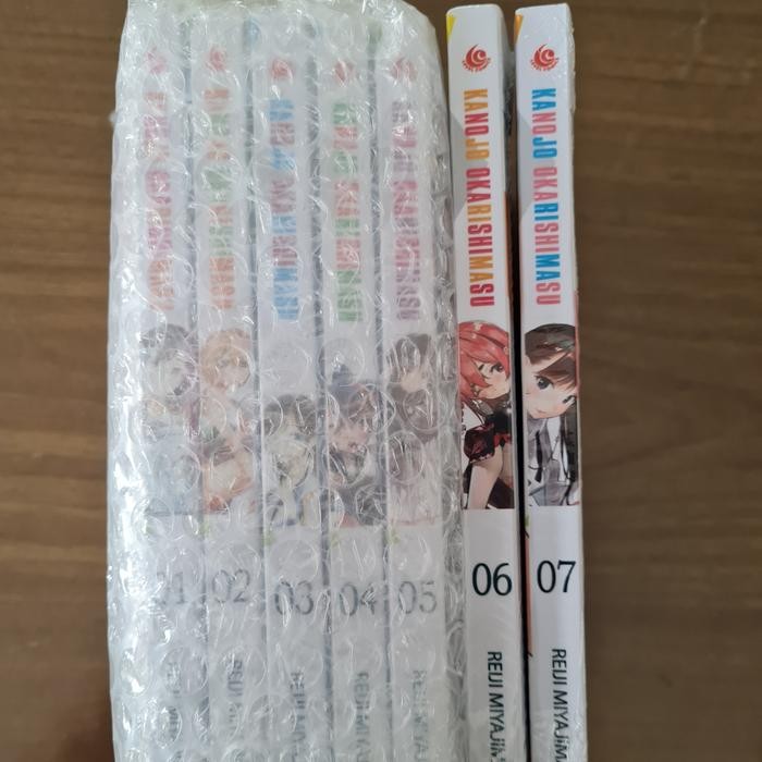 Komik Kanojo Okarishimasu Set Vol 1-7 Segel Ori