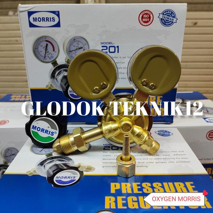REGULATOR OXYGEN MORRIS MODEL 201 / REGULATOR GAS OXYGEN MORRIS