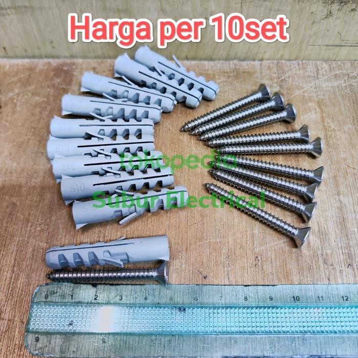 STOK TERBATAS !!!! SEKRUP FISHER S10 SKRUP FISHER 5CM SKRUP BETON FISHER SKRUP BETON S10 TERJANGKAU