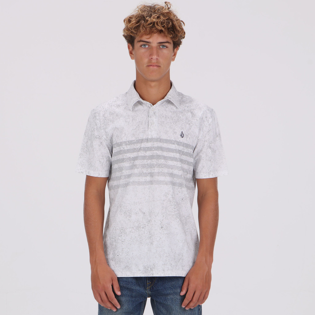 VOLCOM - MPL HOFFS SHORT SLEEVE POLO WHITE