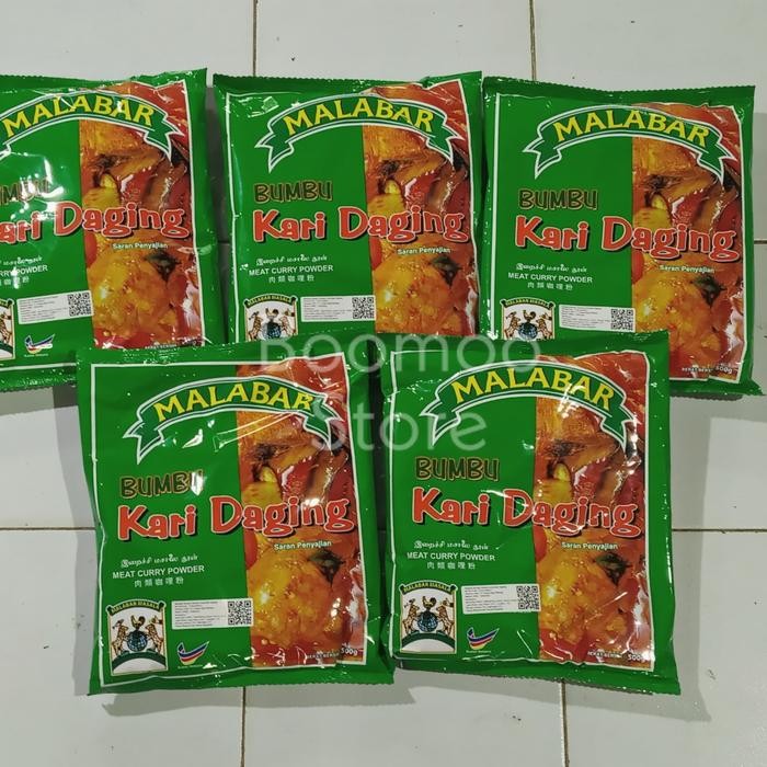 Malabar Kari Daging bumbu Kari Malaysia Meat Curry Powder 500gr