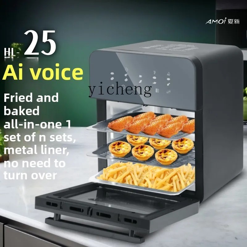 air electric fryer household oven microwave oven three-in-one machine