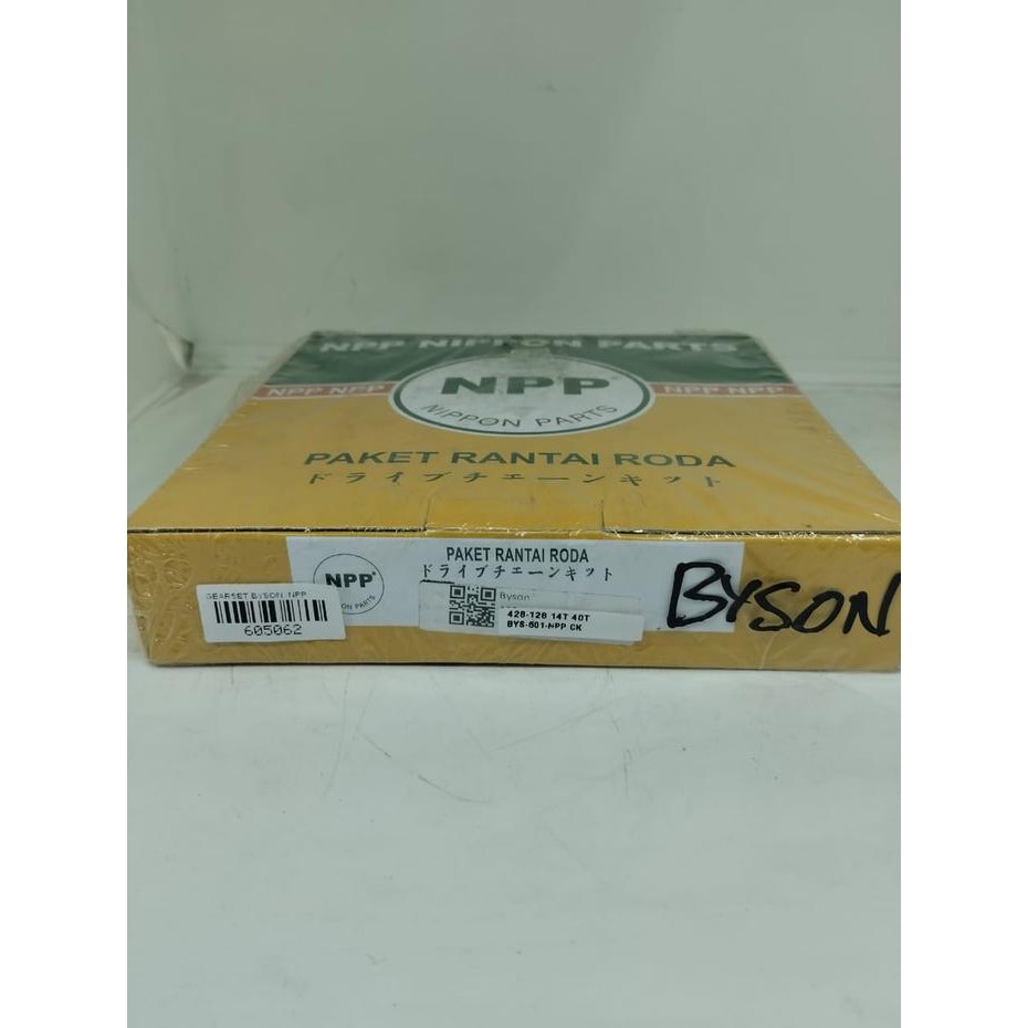 Gearset Byson , Paket Gear & Rantai Yamaha Byson