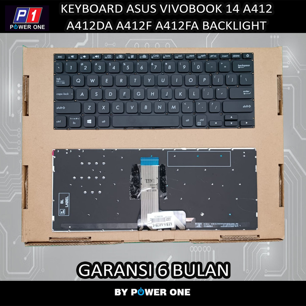 Keyboard Asus Vivobook 14 A412 A412DA A412F A412FA Backlite
