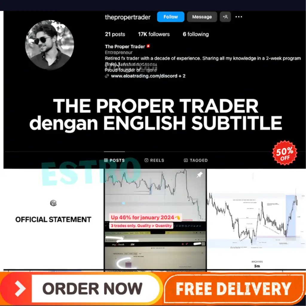 The Proper Trader Video Course – Teknik Institusi untuk Forex Trader Profesional