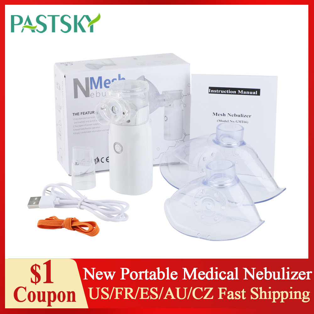 New Portable Nebulizer Medical Atomizer Nebuliser Inhalator Adult
