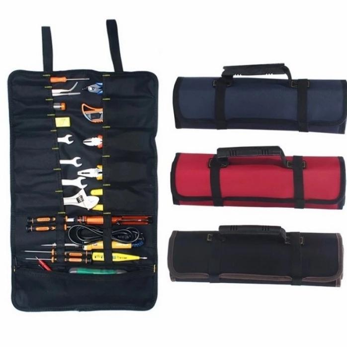 Electrical mekanik tas tukang jingjing tool bag roll