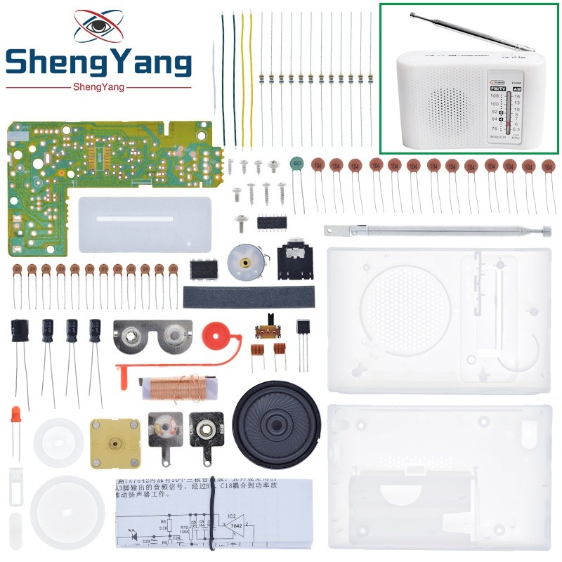 TZT 1set AM / FM stereo AM radio kit / DIY CF210SP electronic production suite For Arduino
