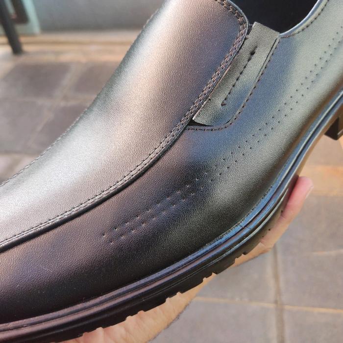 Sepatu Formal Pria Kerja Handmade Lokal Pantofel - Harga Obral Cuci Gudang - Shoes, Hitam