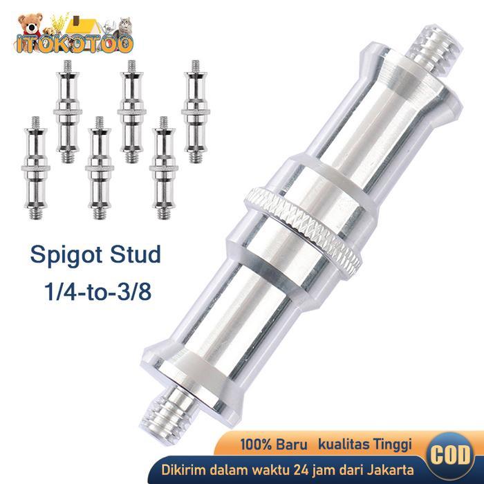 Spigot Lightstand Screw Adapter 1/4 Ke 3/8 Spigot Light Stand Female