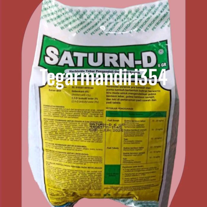 Herbisida Padi Tabur Saturn-D 2Kg Obat Rumput Padi Satrun 2Kg