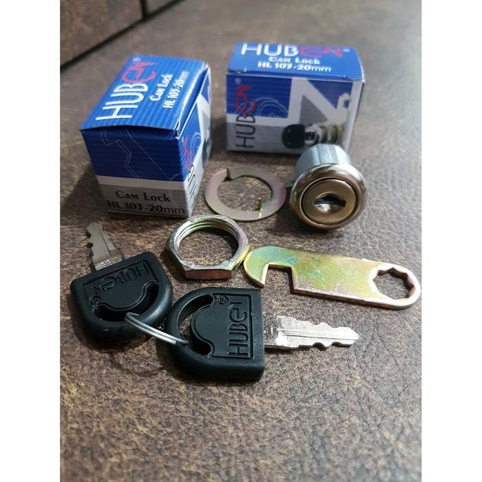 Kunci Loker Kait Huben HL 103 - 20mm / Kunci Kait / Kunci Lemari Kait