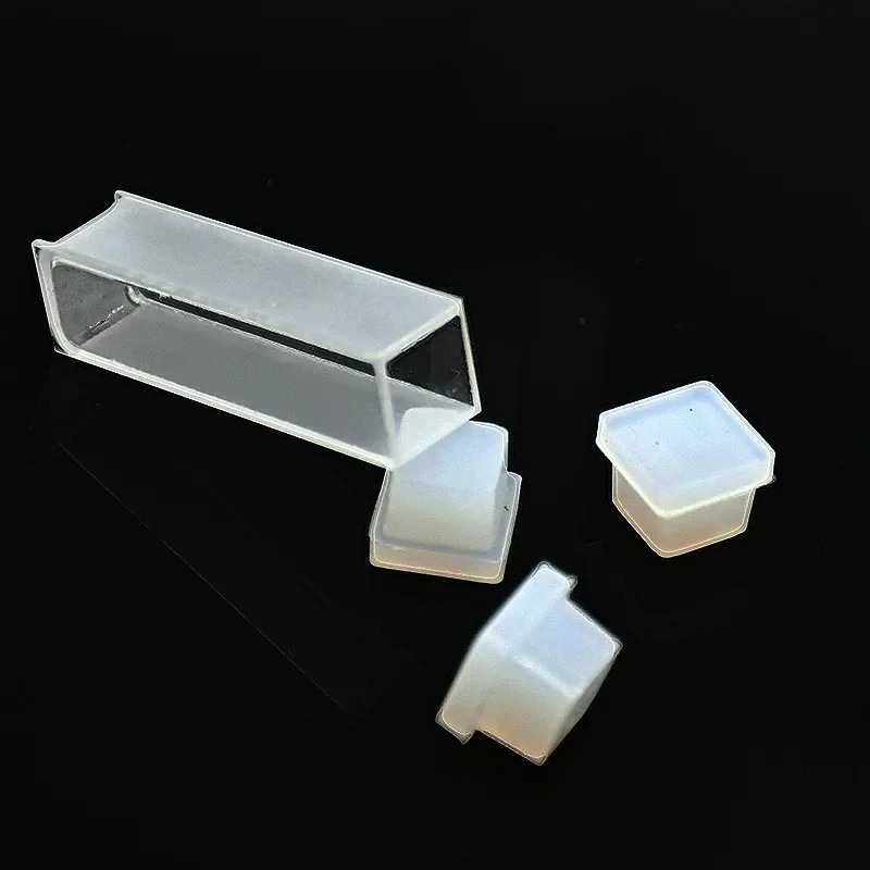 SILICONE STOPPER CELL COVER GLASS CUVETTE PLUG QUARTZ CUVETTE SILICONE CAP FOR SIZE 10*10MM CUVETTES