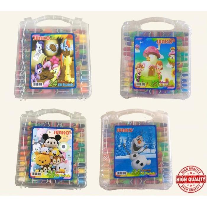 rttk- Crayon 24 Warna / Krayon Oil Pastel 24 Warna Murah / Kerayon Anak