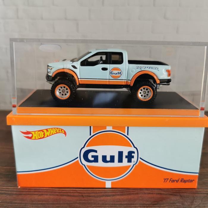 HOT WHEELS RLC 17 FORD RAPTOR GULF BIRU OPEN KAP HOTWHEELS KODE 1454