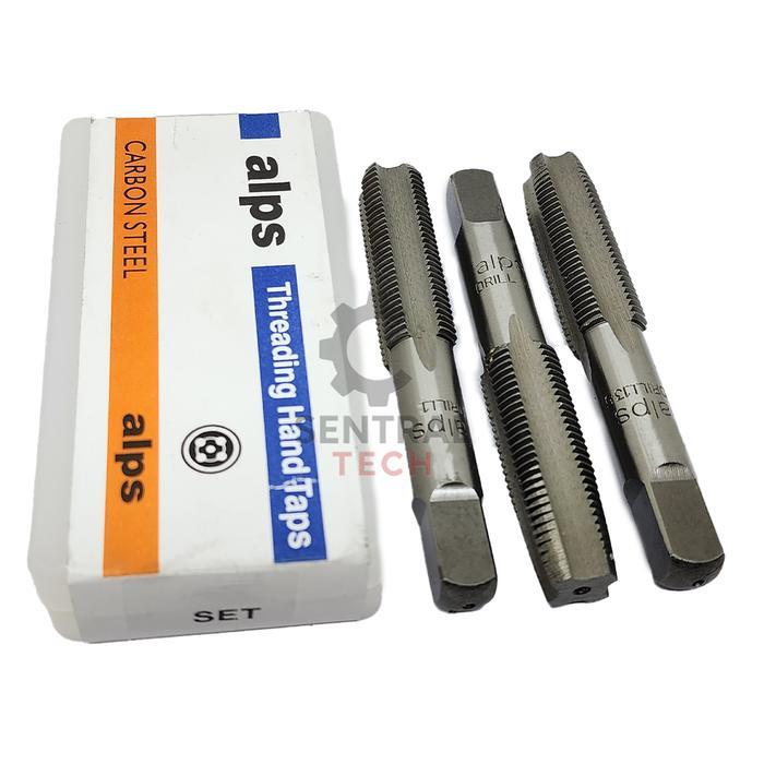 Hand Tap M19 X 1.5 Alps Carbon Steel Metric Set