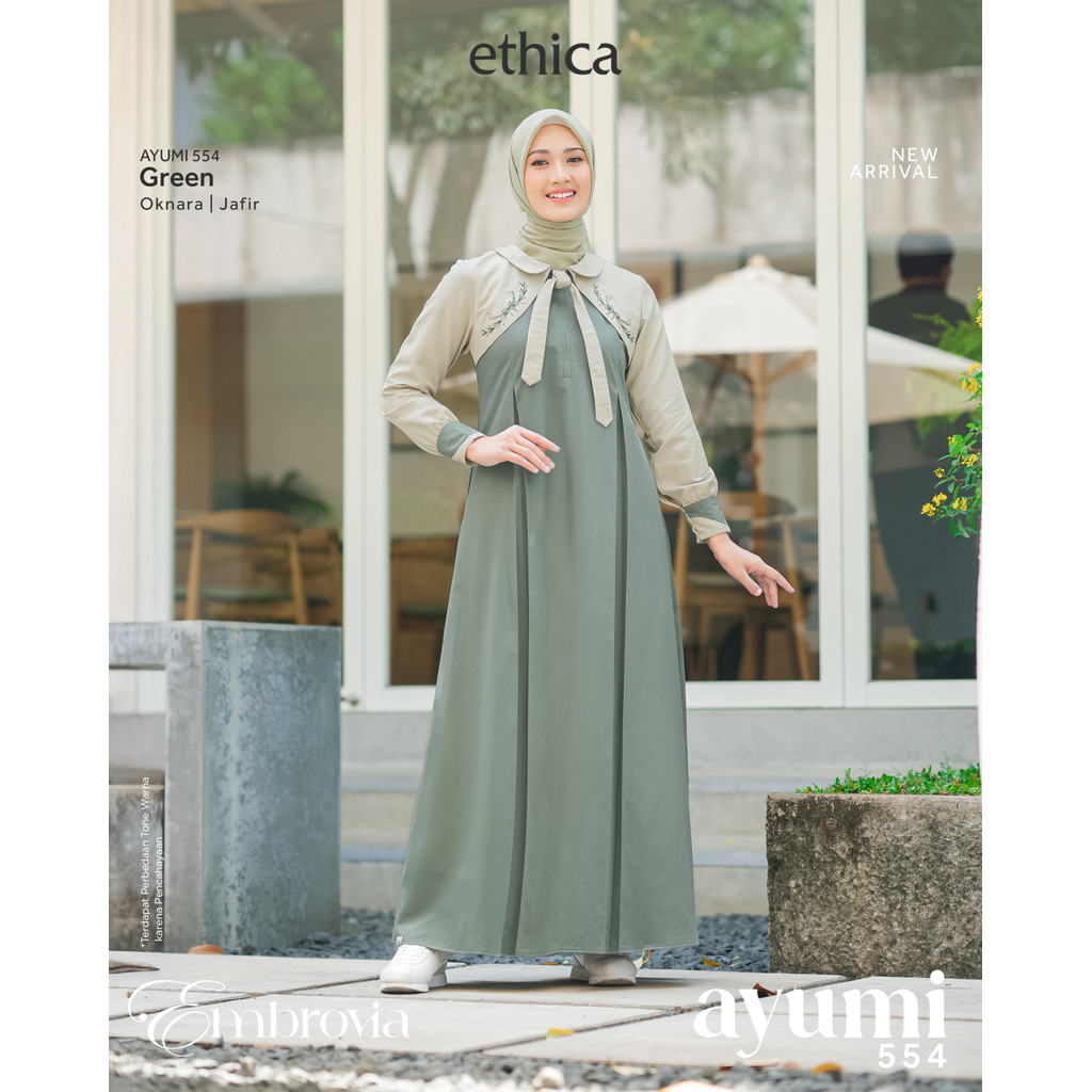 GAMIS WANITA ETHICA AYUMI 554 / GAMIS LEBARAN TERBARU 2026