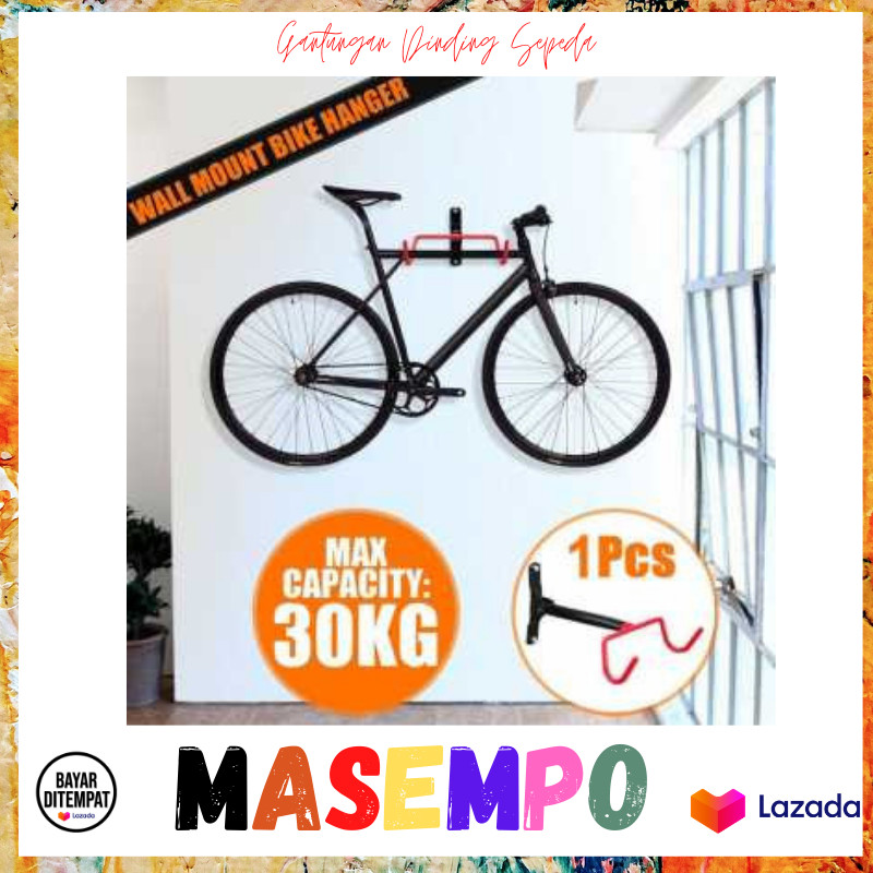 [BISA COD] Gantungan Dinding Sepeda / gantungan dinding sepeda gunung mtb / gantungan sepeda tempel 