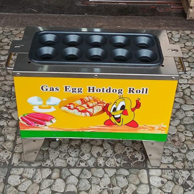 Mesin Sosis Telur Gas 10 Lubang / Sostel Gas 10 Lubang