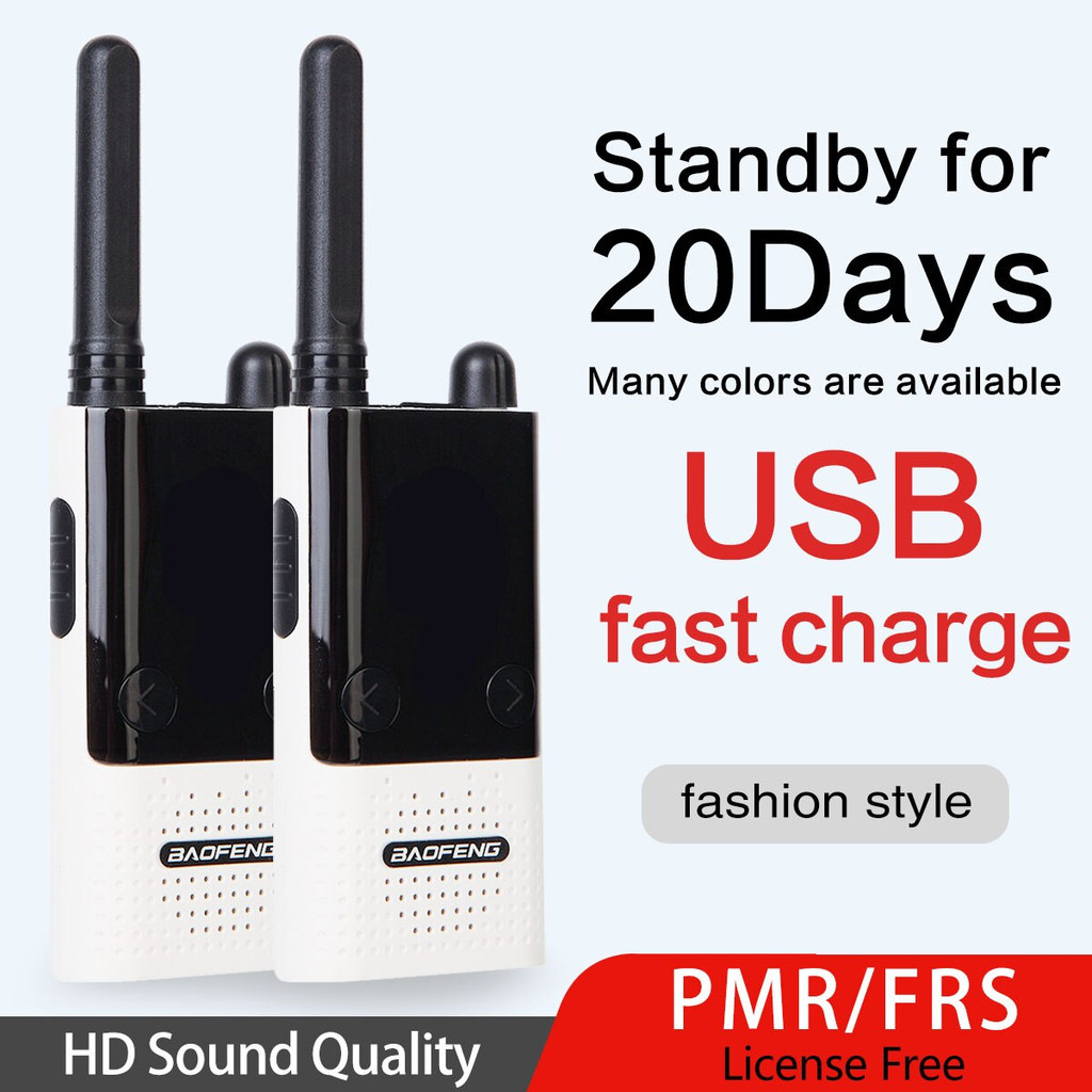 Baofeng BF-T9 Walkie Talkie 5W Waterproof IP68 1500 mAH - Set 2 Pcs