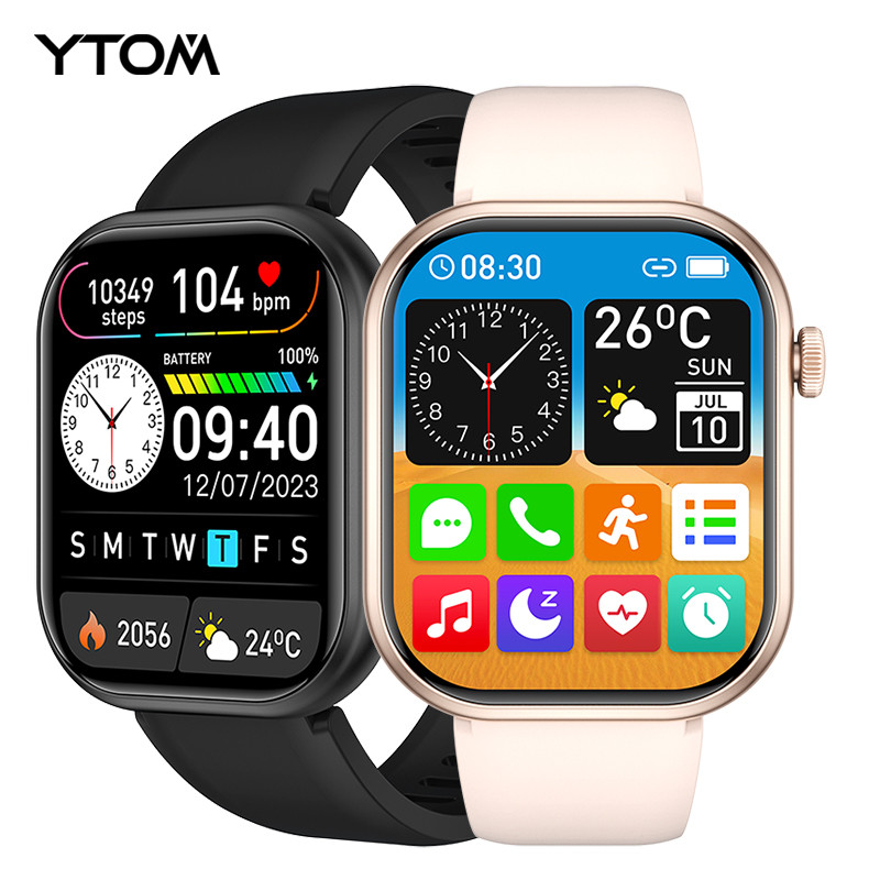 YTOM G20 SmartWatch 2.01 inch hryfine Smart Watch For Men Women Gift Full Touch Screen Sports Fitnes
