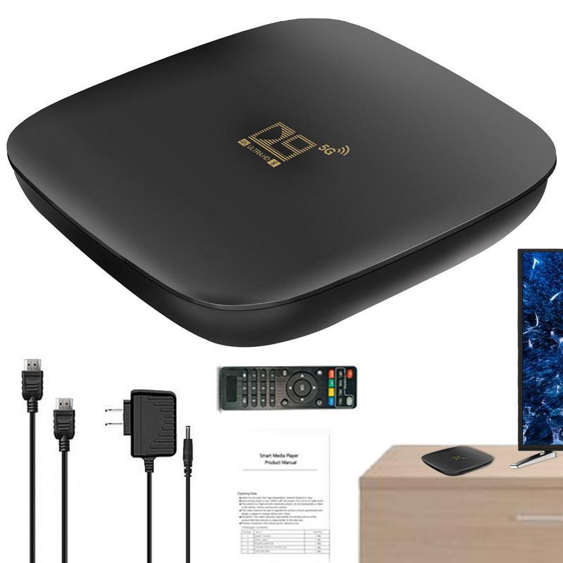D9 Smart TV Box Android 10.0 2.4G 5.8G WIFI 4K HD Set Top Box 905 Core 8GB Video Media Player 8GB Ho