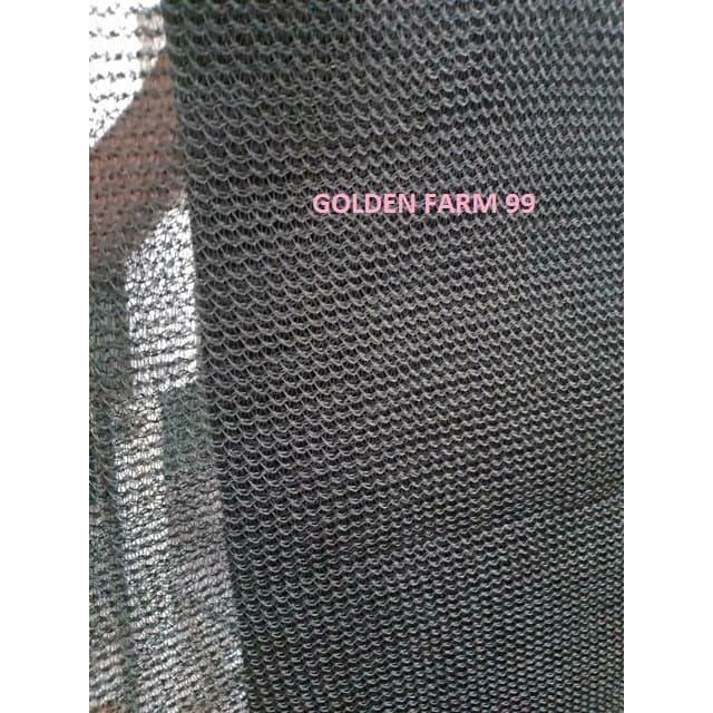 TamanHijau- Jaring Paranet Nylon 65% Hitam Kuat Dan Tahan Lama - Lebar 3 Meter