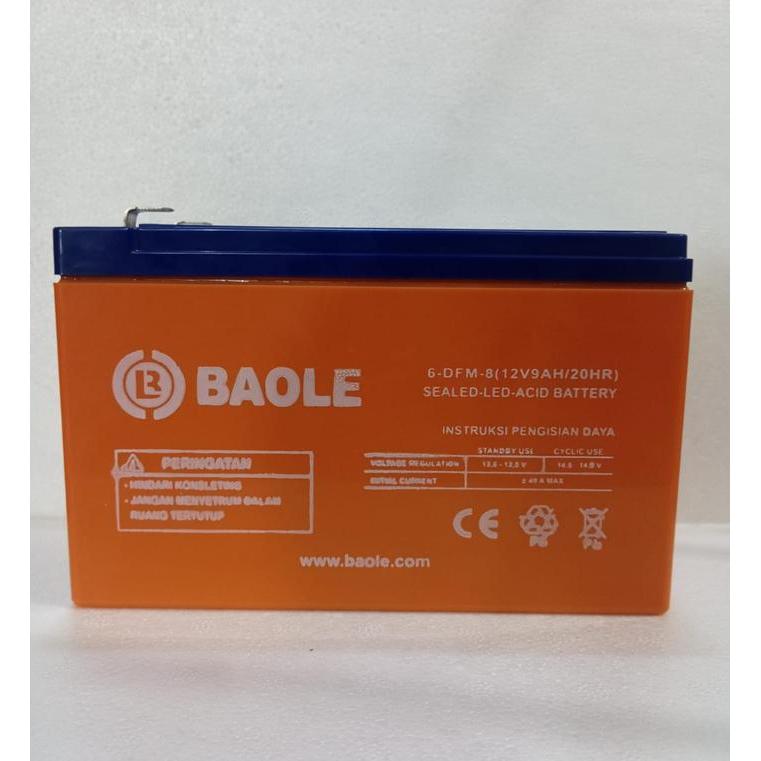 DISKON! BATTERY AKI SPRAYER VARIASI 12V 9AH ACCU UPS BATERAI SPRAYER ELEKTRIK 12V - AKI 9 Ah BAOLE