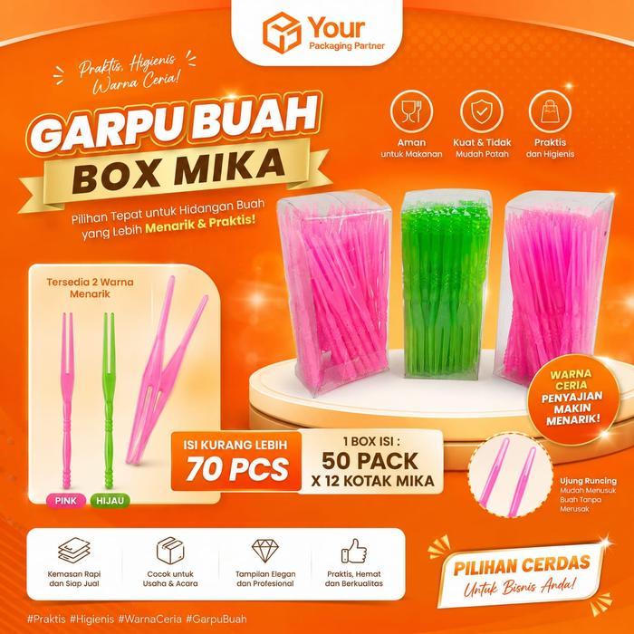 Garpu kue / buah / tart perlengkapan pesta ulang tahun dll