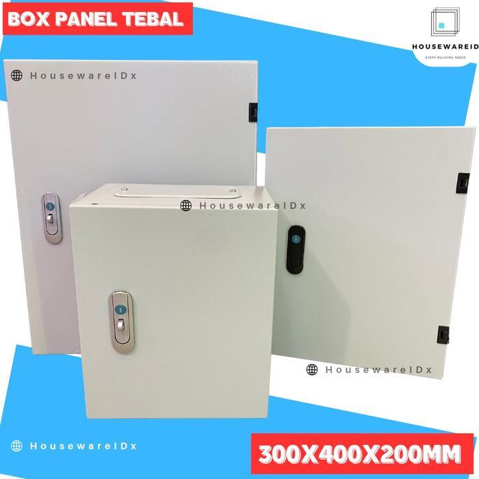 BOX PANEL 30X40 INDOOR TEBAL PLAT 1.2MM / METAL PANEL BOX 300X400X200 / BOX PANEL LISTRIK 30X40X20