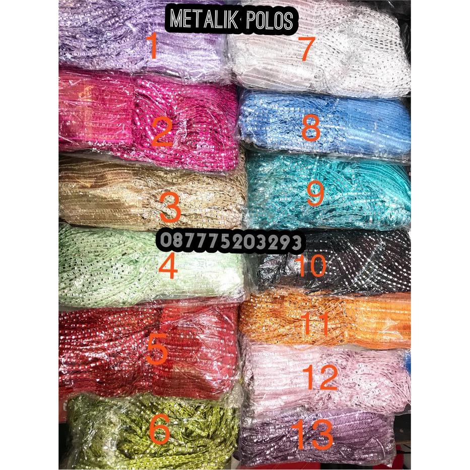 [READY] TIRAI GLITER GEPENG POLOS