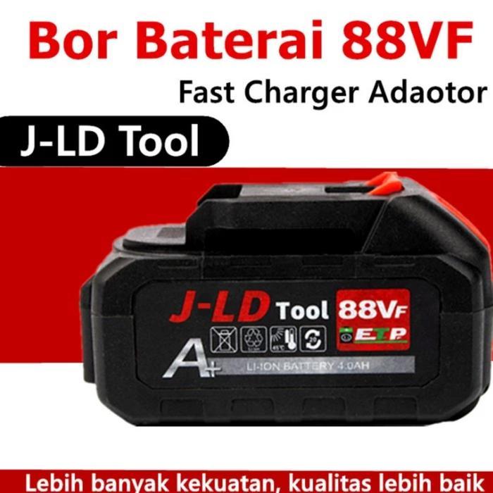 TERMURAH TERLARIS TERBARU JLD IMPACK BATERAI 88VF CORDLEES JLD MESIN BATERAI IMPACK WRENCH GERINDA