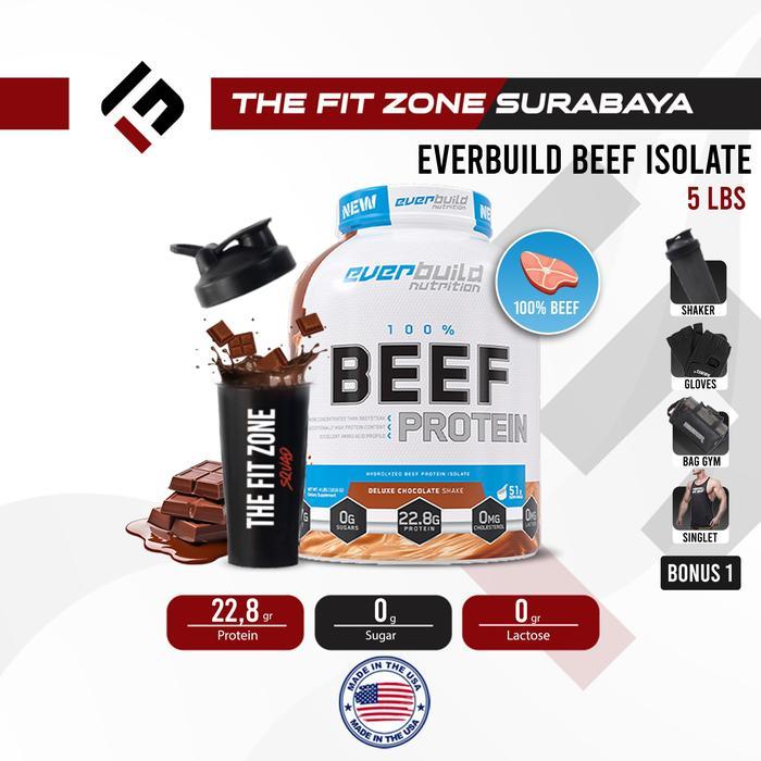 Everbuild Beef Protein Isolate 4 Lbs Whey Protein Isolate Ultra Premium