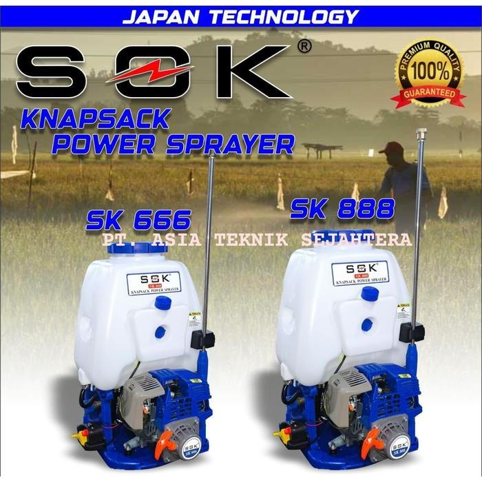 Knapsack Mesin Power Sprayer 4 Tak 20 Liter Mesin Semprot Hama