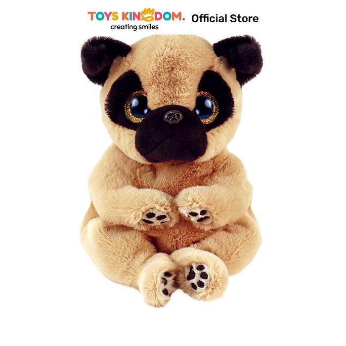 Ada Stok Toys Kingdom Ty Beanie Bellies Boneka Hewan Izzy Dog Reguler TY95303 Boneka Hewan Plush