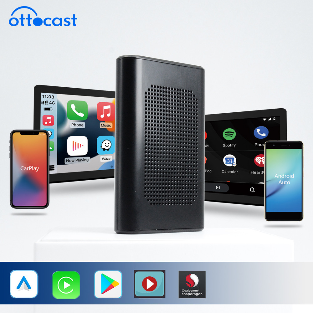 Android TV Box Wireless CarPlay Android Auto Ai Adapter for Netflix