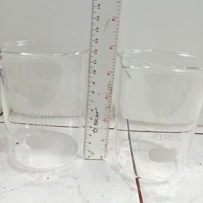 Beaker Glass / Gelas Kimia 500 Ml Pyrex