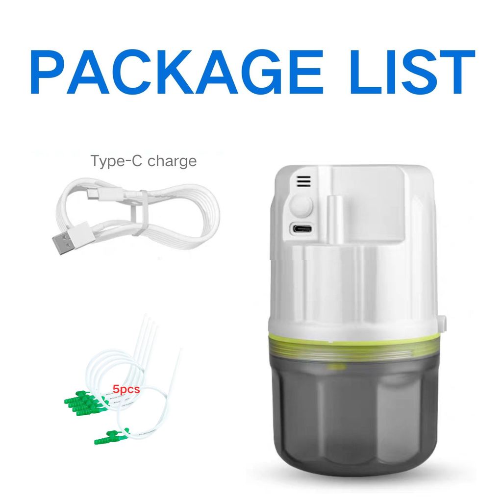 Portable Home Suction Machine, 85Kpa Strong Suction Power, 100ml Capacity, for Mucus & Oral Care,