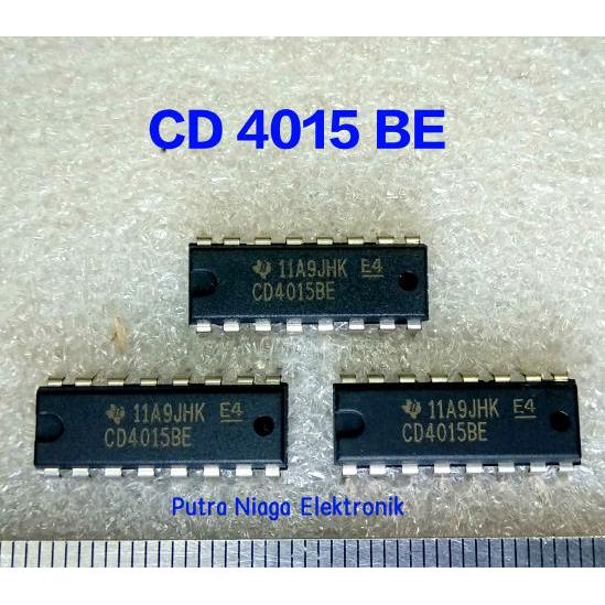 ic CD4015BE Dip 16 pin CD4015 / TC4015 / HEF4015 / HCF4015